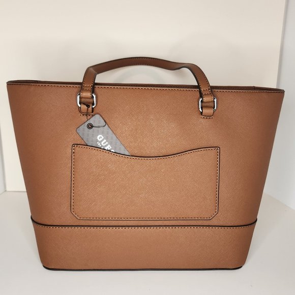 Guess Rothenberg Tote with Coin Purse, Color Cognac - NWT - Picture 2 of 8
